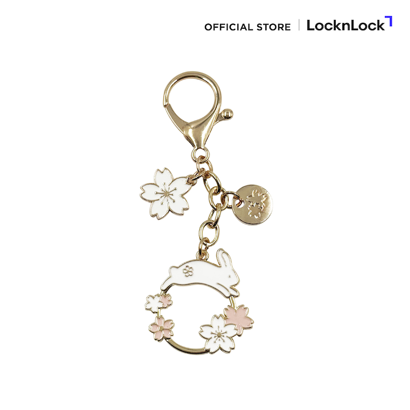 LocknLock ที่ห้อยแก้วน้ำ Spring Bunny รุ่น LAC015WHT