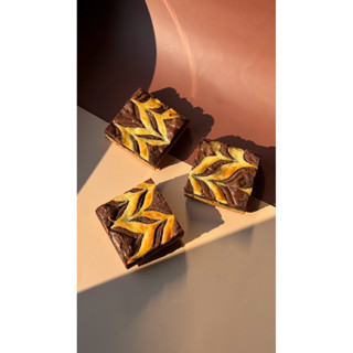 Nutella CHEESECAKE Brookie ขนาด 3x3 นิ้ว | Oven Talk
