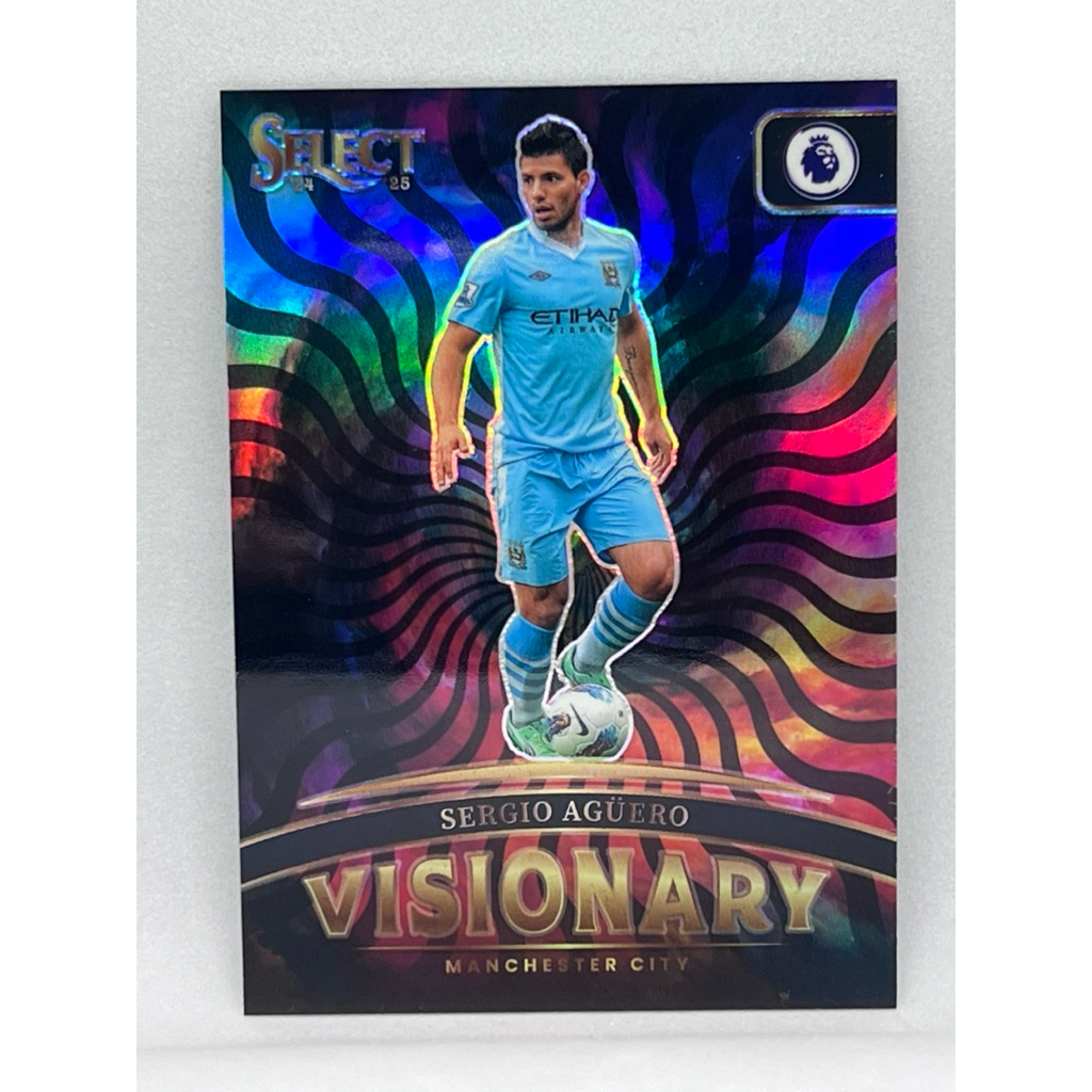 การ์ดฟุตบอล Panini 2024 - 2025 Select EPL Sergio Aguero Visionary