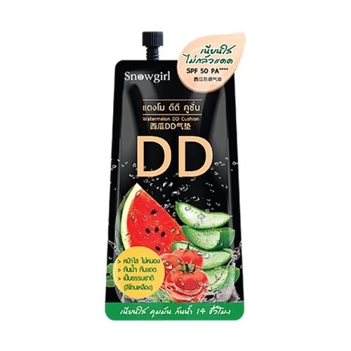 สโนว์เกิร์ล แตงโม ดีดี คุชชั่น Snowgirl Watermelon DD Cushion ( ซอง )