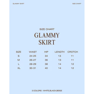 MALISTA - GLAMMY SKIRT กระโปรงกางเกง