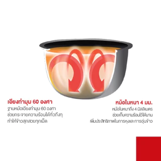 TOSHIBA หม้อหุงข้าวดิจิตอล รุ่น RC-10NMF(WT)A ความจุ 1.0 ลิตร