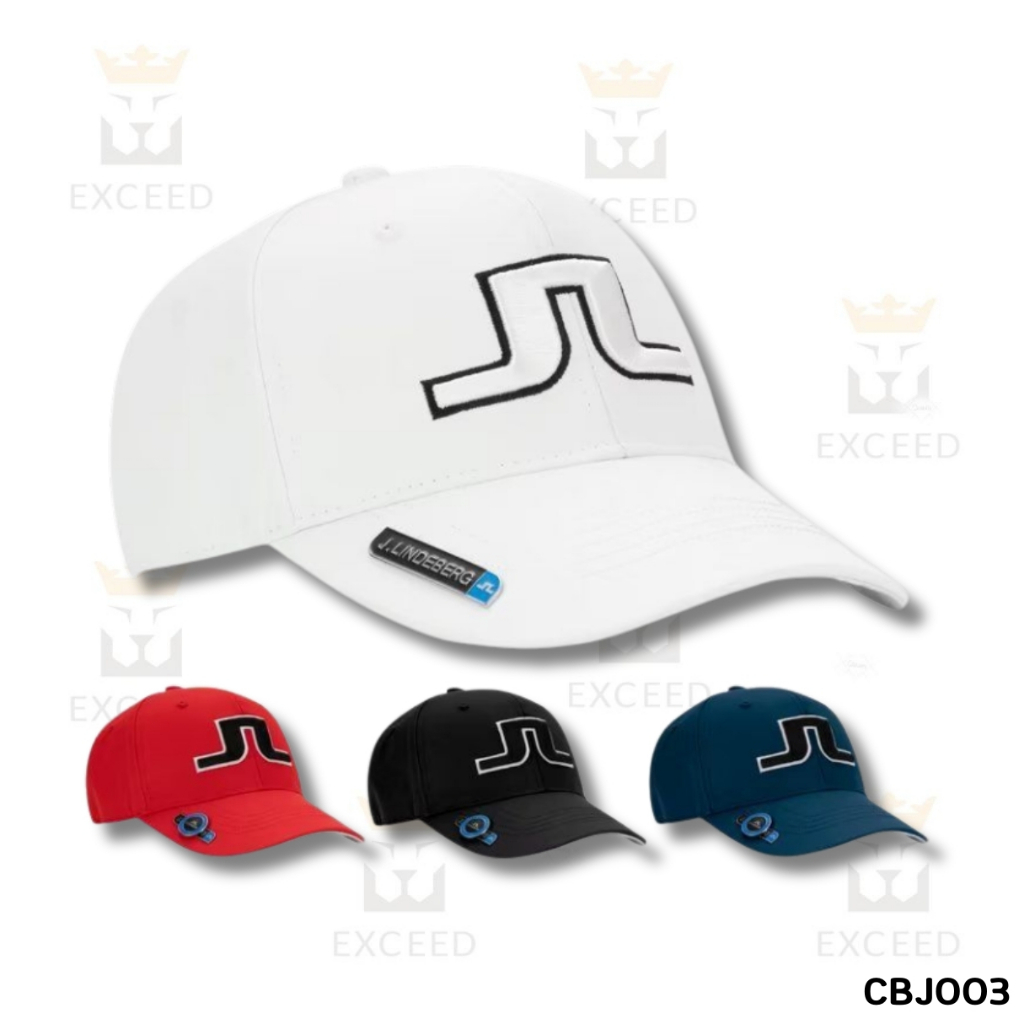 หมวกกอล์ฟ JL มี 4 สีให้เลือก พร้อมมาร์คเกอร์ (CBJ003) GOLF CAP JL With Magnetic Marker