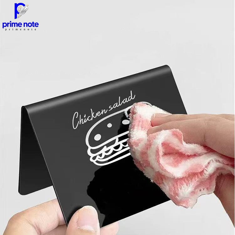 ป้ายราคา กระดานดำ ตั้ง/นอน เขียนข้อความเองได้ เขียนซ้ำได้ รูปที่ 3