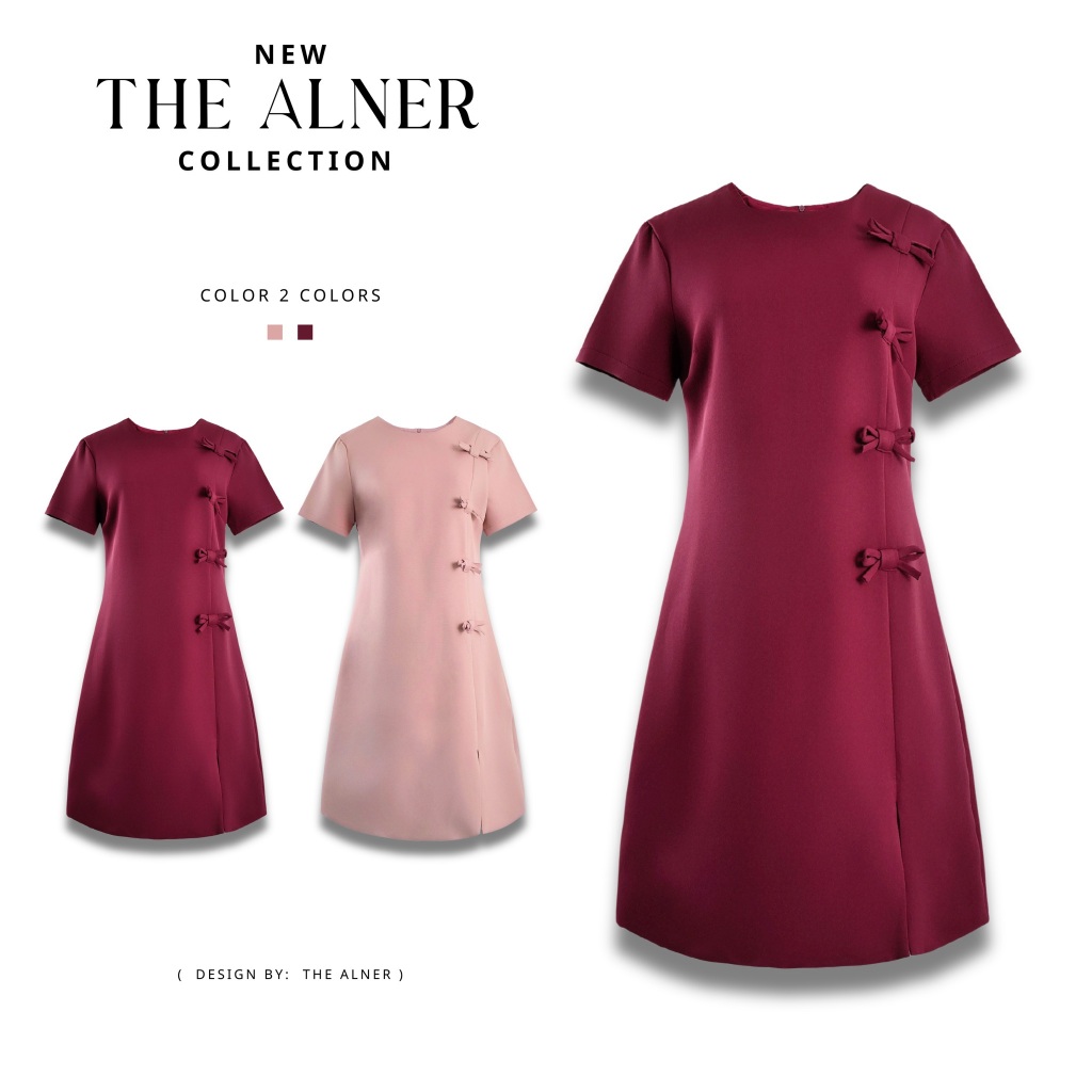 Thealner-AN625 (เดรสกี่่เพ้าแขนสั้น)