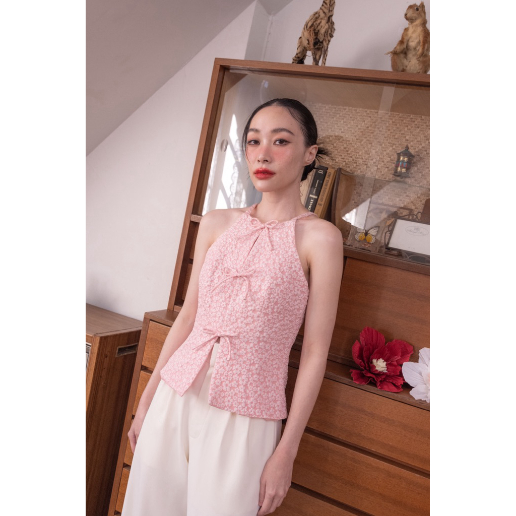 TheBlancPale : Li ting top ลี่ถิง เสื้อตรุษจีน ผ้าสวย เป็นทรง ไม่เหมือนใคร