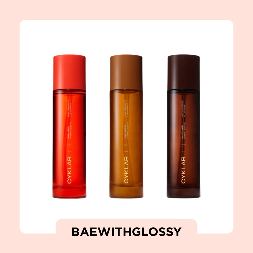 BAEWITHGLOSSY | CYKLAR — Vitamin C Body Oil (พร้อมส่ง)