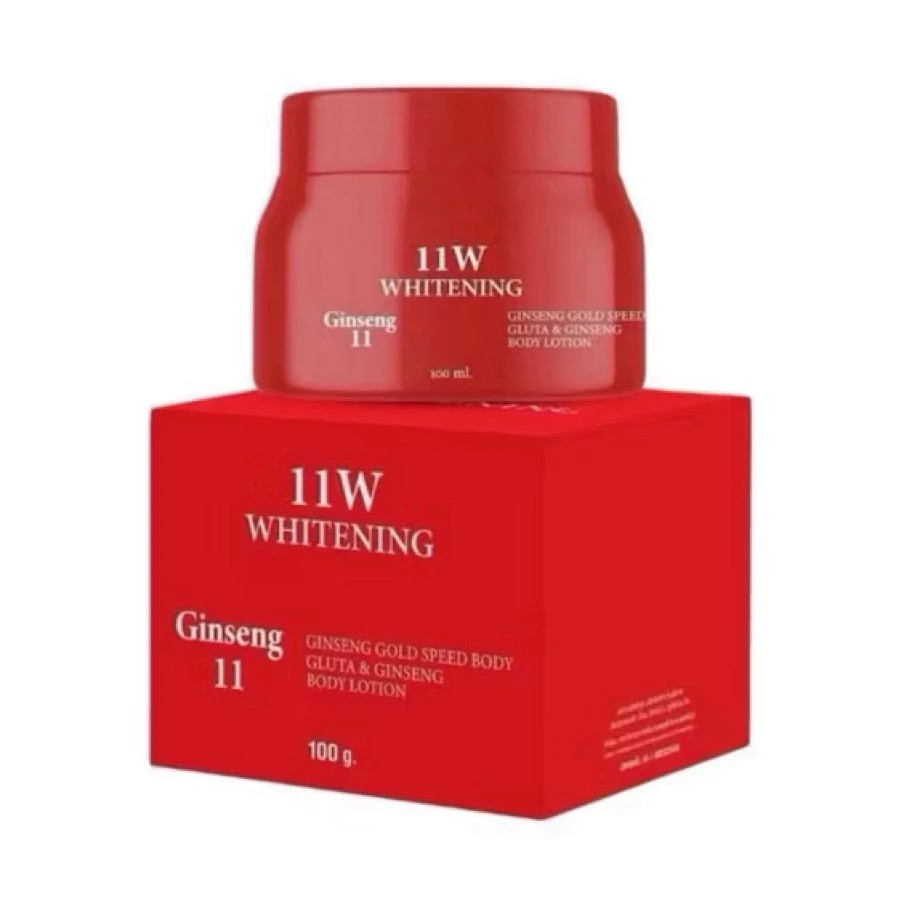 ครีมโสม 11W ( โสมวันวัน ) 11W Whitening Ginseng ( ปริมาณ 100 กรัม )