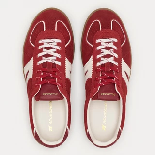 Mustard Trace Bold Red | รองเท้าหนังแท้