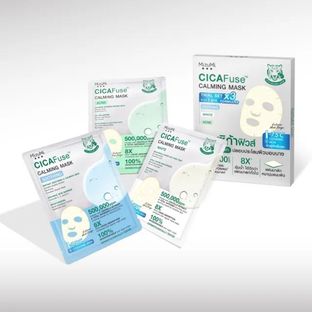 Mizumi Cicafuse Calming Mask มิซึมิ ซิก้าฟิวส์ คาร์มมิ่ง มาสก์ 30ml. ราคา ถูกที่สุด ดีลบีเคเค แกลเลอรีภาพที่ 2