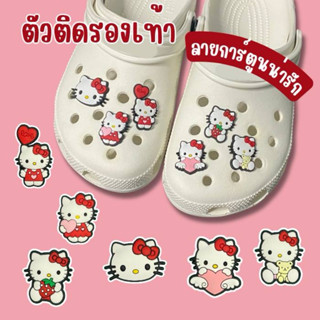 khunkhaishop พร้อมส่งจากไทย🇹🇭 ตัวติดรองเท้า ลายการ์ตูนอุปกรณ…