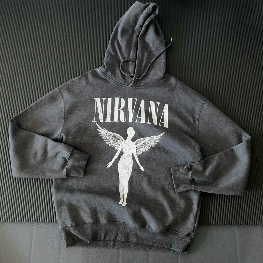 NIRVANA pullover hoodie 👁️‍🗨️ เสื้อฮู้ดวง NIRVANA งาน Official แท้ (TS729)