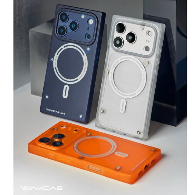 WAKCAS 🖤premium⚡️เคสมือถือดีไซน์พรีเมียม | งานแท้จากแบรนด์[Pre-Order]ของแท้100%