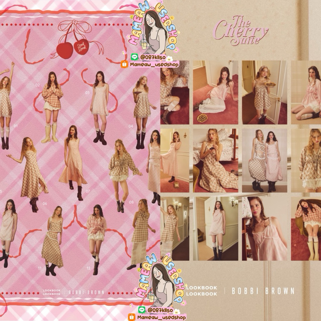 🍪🍒🌷Lookbooklookbook The Cherry Suite collection •Dress,Set Top and Skirt 𝑙𝑜𝑡 𝙻𝚘𝚝 𝟷𝟻/𝟸🍒🍪💸