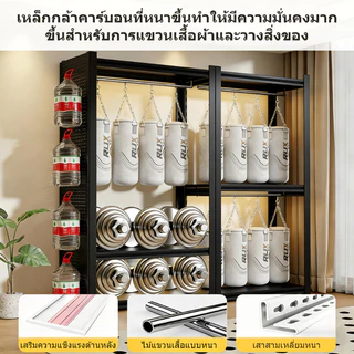 SEVENWOOD ราวตากผ้า ราว ตู้เสื้อผ้า ชั้นวางเสื้อโค้ทห้องนอน ตู้เสื้อผ้าอเนกประสงค์ ราวแขวนเสื้อ ความจุขนาดใหญ่ประกอบง่าย