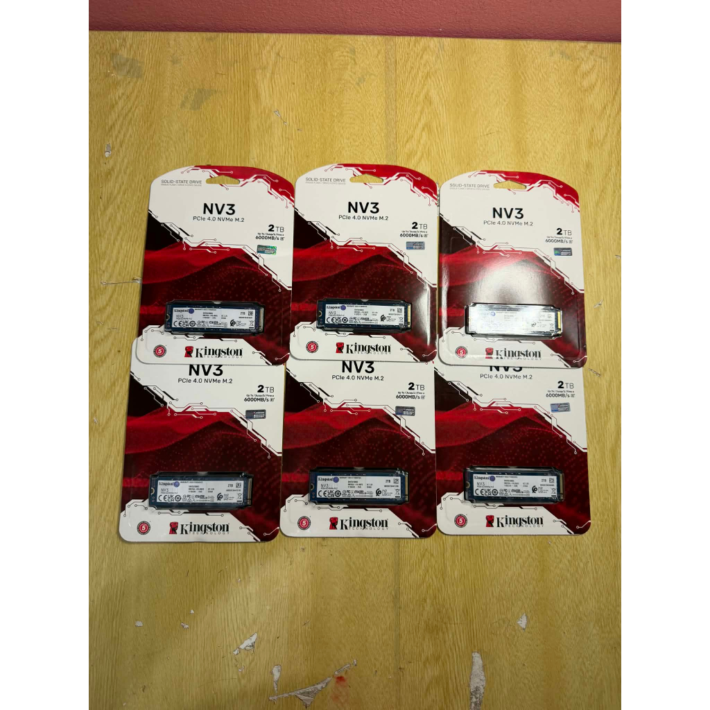 ขายM.2มือหนึ่ง KINGSTON NV3 - PCIe 4x4 NVMe M.2 2280 1TB และ 2TB