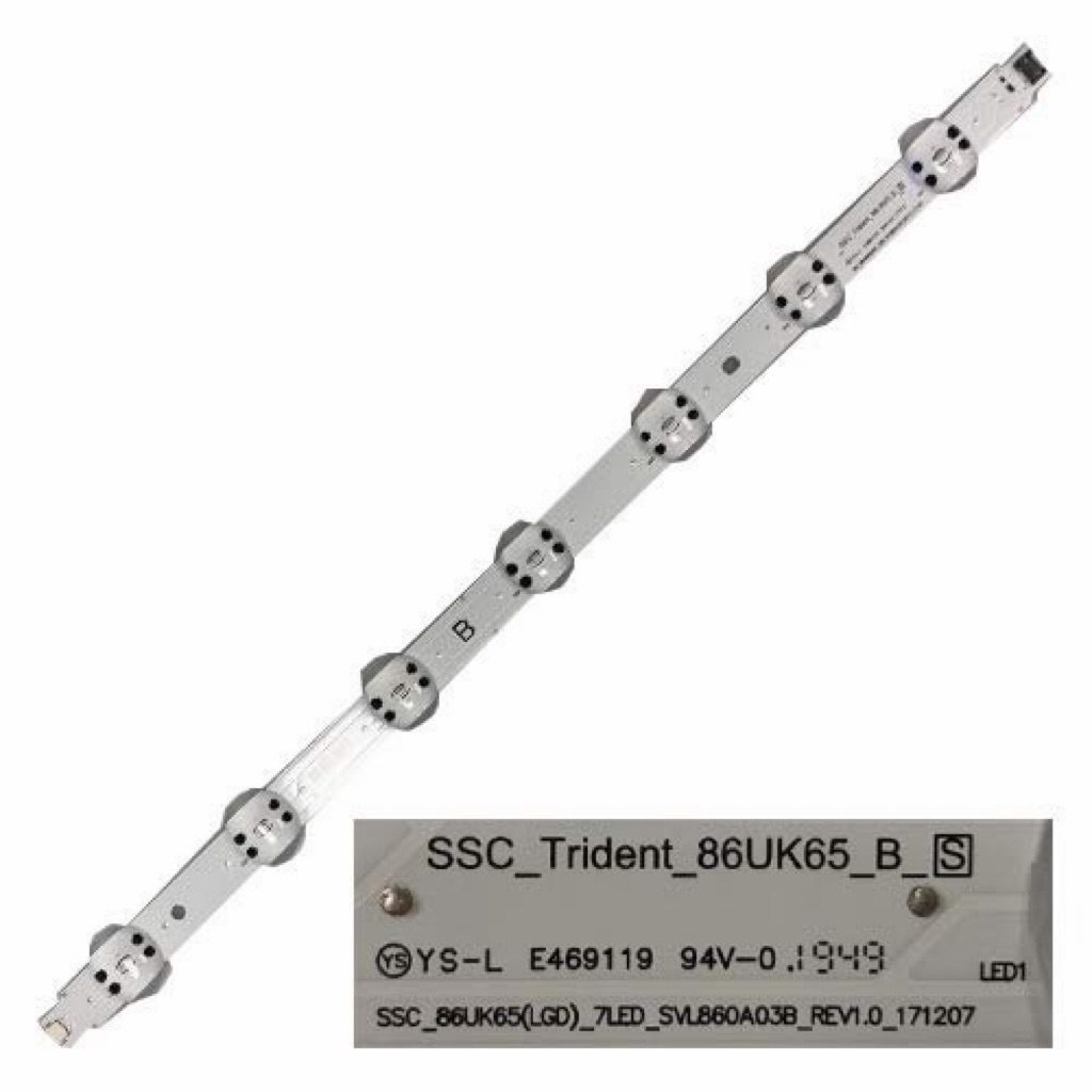 ไฟเส้น LED LG 86UM7500 B EAV64092001 SSC_TRIDENT_86UK65_B_S  ไฟเส้น LED LG 86UM7500 /LG 86UM7500PTA