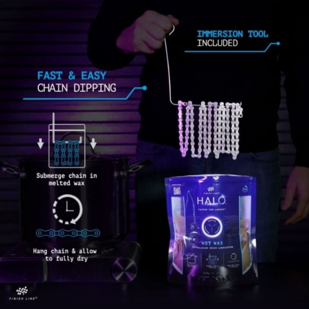 FINISH LINE HALO® HOT WAX Lubricant แว็กเคลือบโซ่จักรยาน
