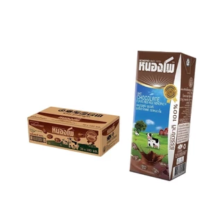 นมหนองโพ นมปรุงแต่ง นมยูเอชที 180ml (36 กล่อง/ลัง) รสช็อคโกแลต