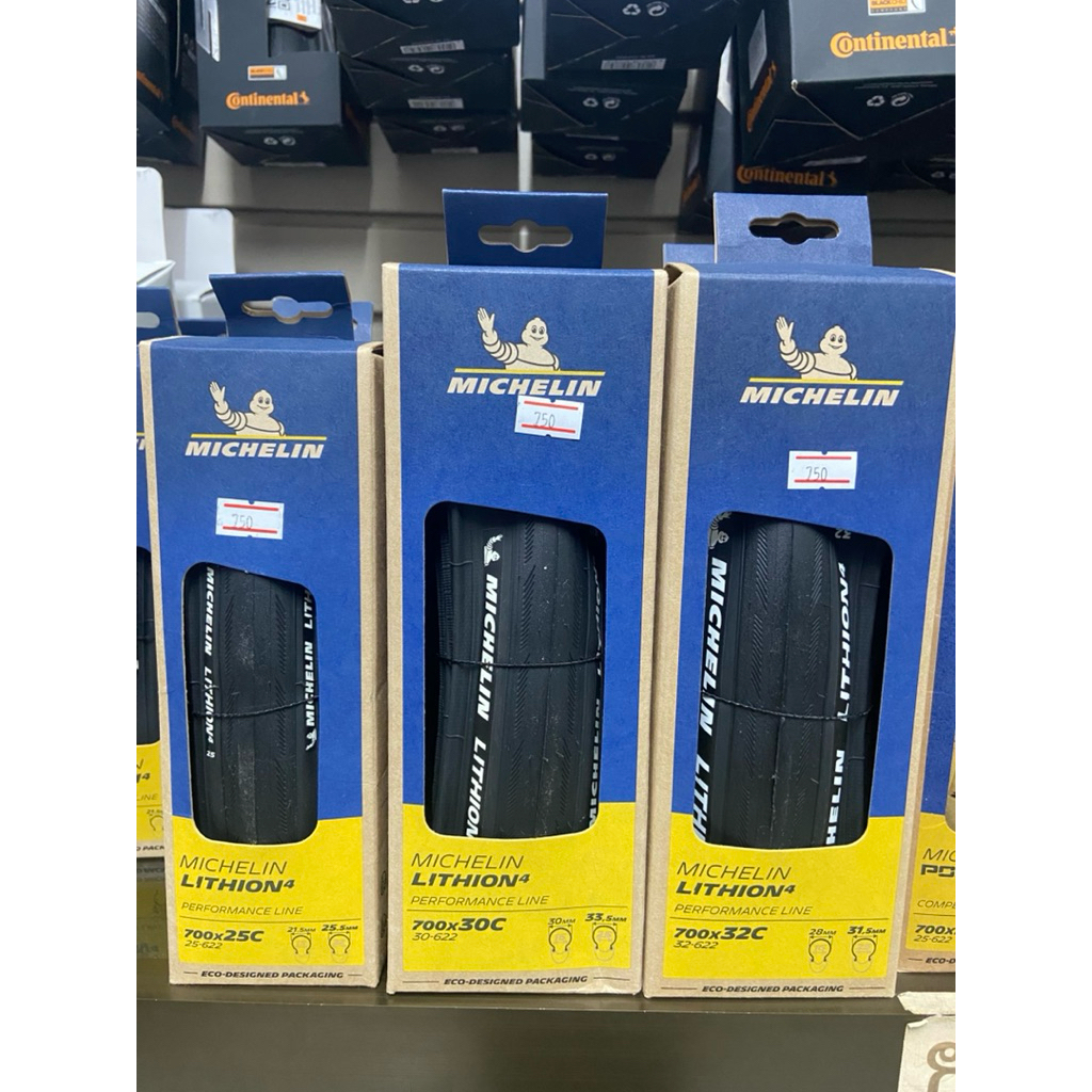 ยางนอกเสือหมอบ MICHELIN รุ่น Lithion 4 (มีหลายขนาด) คุ้มค่า คุณภาพดีเยี่ยม