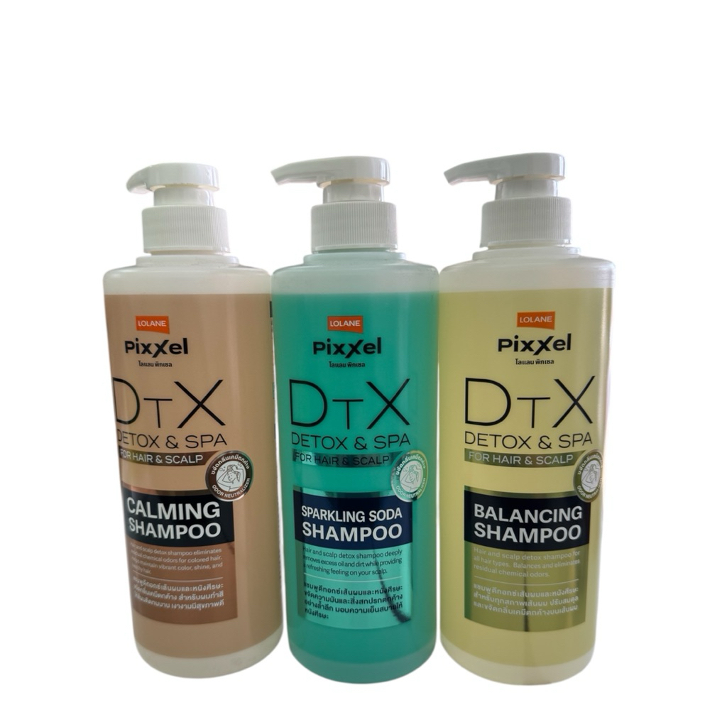 โลแลนด์ ทรีทเม้นท์ และ แชมพูรุ่นใหม่  loland Pixxel Detoxifier Hair (ขายเป็นชิ้น) มีให้เลือก 3 สูตร