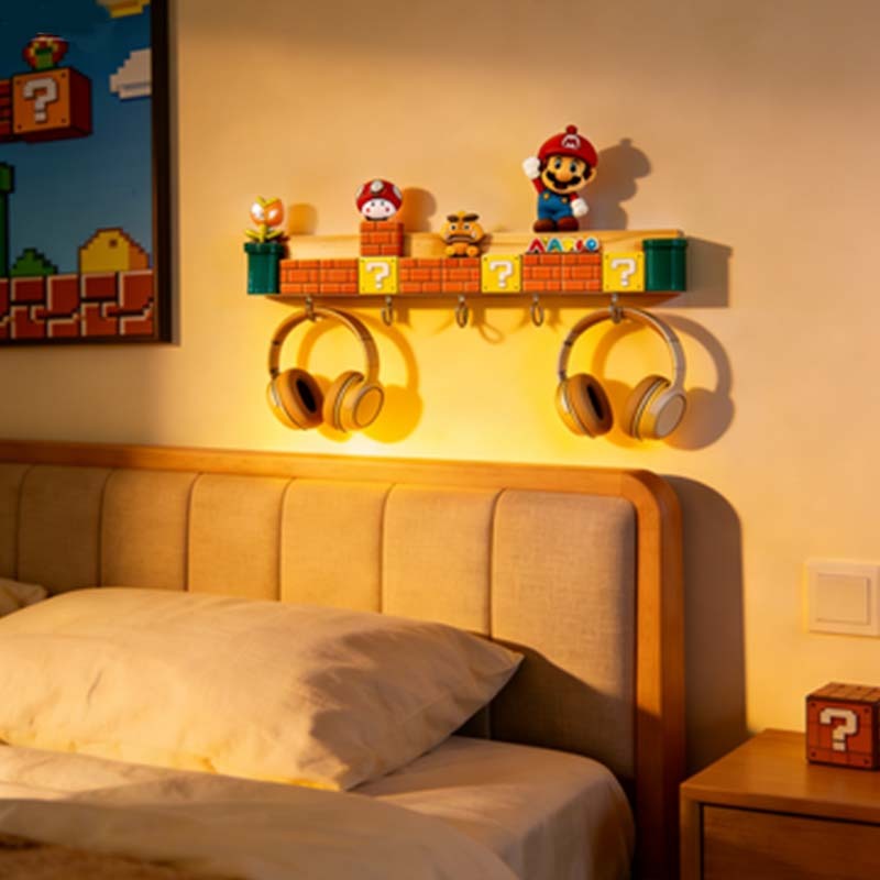 จัดส่งจากประเทศไทย Mario ตกแต่งทางเข้า ที่เก็บกุญแจตะขอแขวนผนังมาริโอ ไฟเซนเซอร์มนุษย์ ตะขอโลหะ รับน้ำหนักได้เยอะ ราคา ถูกที่สุด ดีลบีเคเค แกลเลอรีภาพที่ 7
