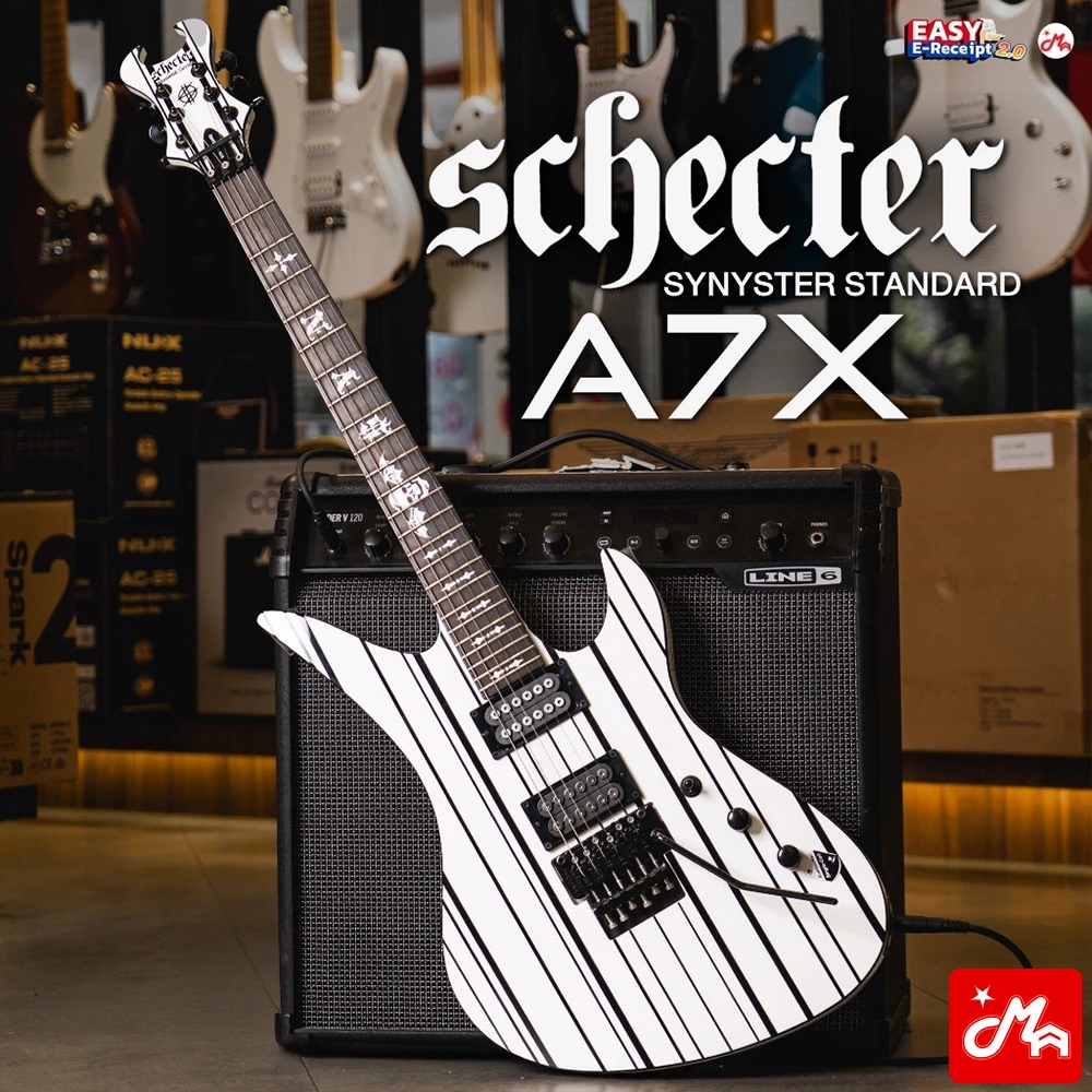 Schecter Synyster Standard A7X กีต้าร์ไฟฟ้า Electric Guitar Music Arms