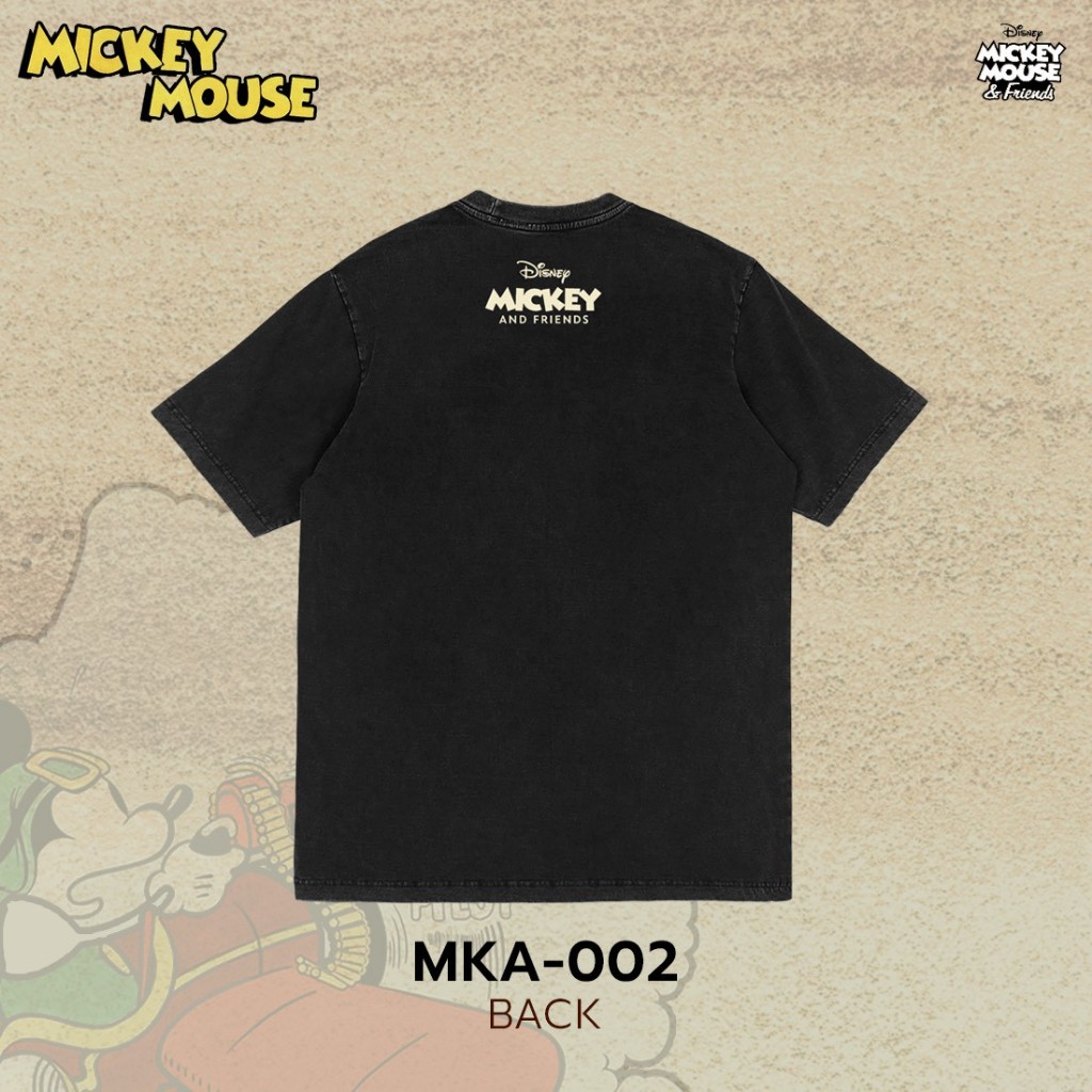 Power 7 Shop เสื้อยืดการ์ตูน "Mickey Mouse" ลิขสิทธ์แท้ DISNEY(MKA-002-ผ้าฟอก) — صورة 4