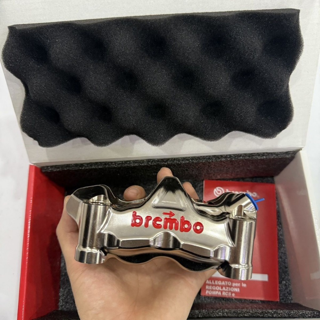 มือ1 คาลิปเปอร์ปั๊มเบรกล่าง ปั้มเบรก Brembo 484 GP4 RX 100mm AGOI สําหรับรถจักรยานยนต์ไฟฟ้าปั๊มเบรก 