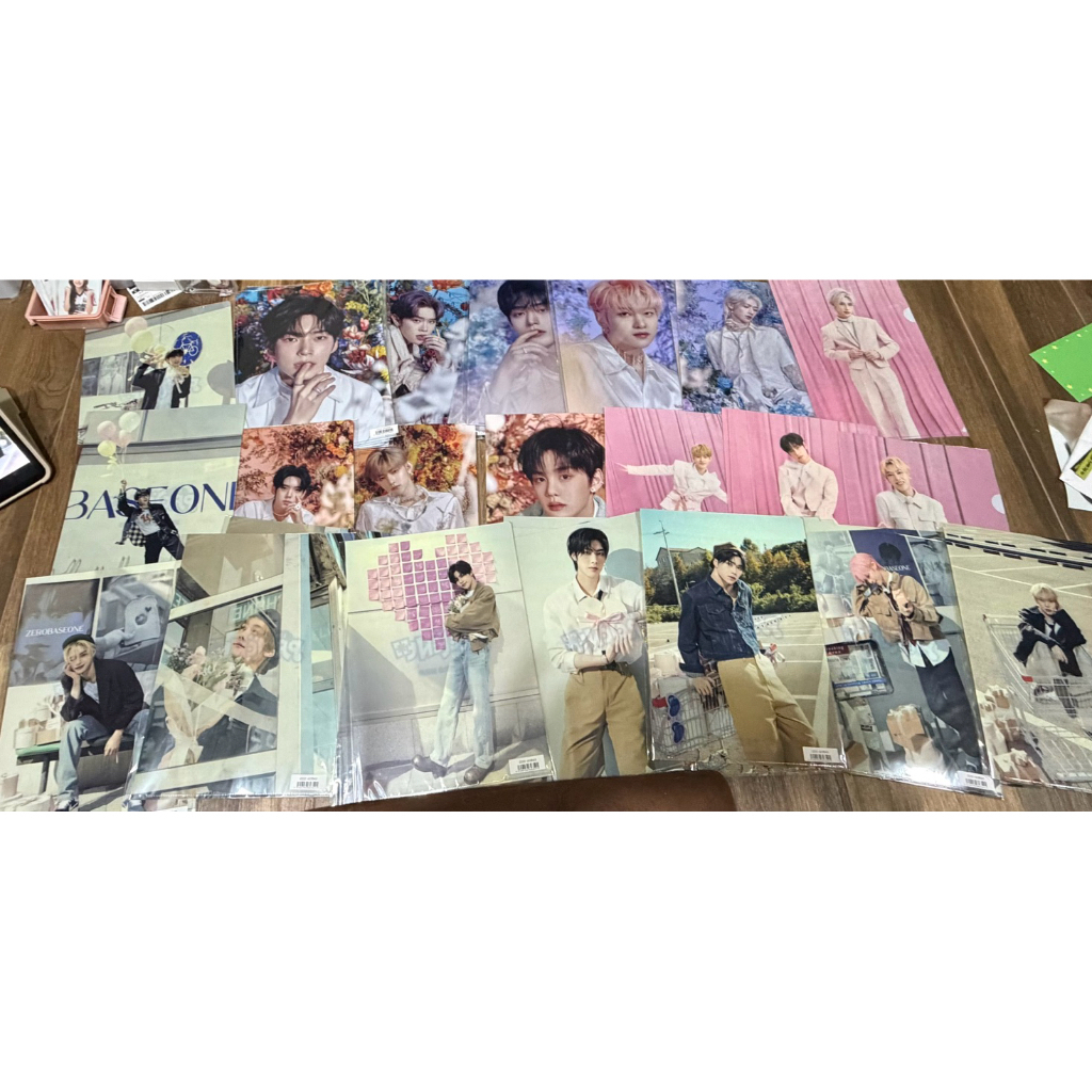 พร้อมส่ง แฟ้ม /พัด ZEROBASEONE ZB1 เจเบวัน แท้ FANCON