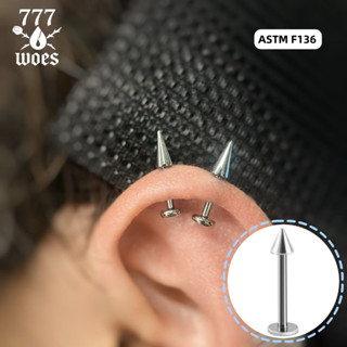 G23เกรดแพทย์ไทเทเนียมจิวเฮลิกซ์จิวปากปลายแหลมต่างหูจิวกระดูก…