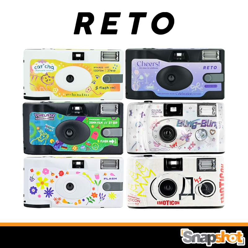 กล้องฟิล์มใช้แล้วทิ้ง Retocolor 400 Disposable มีลายบนฟิล์ม