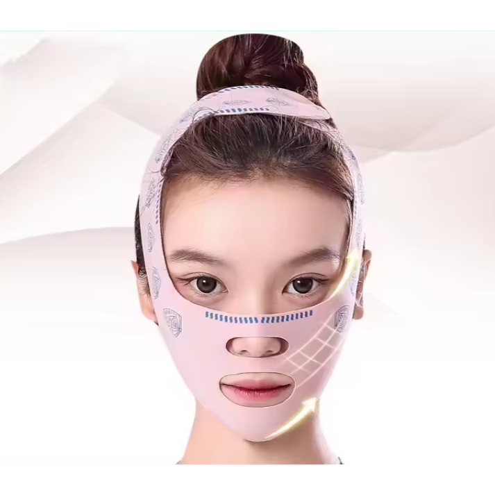 ผ้ายืดรัดใบหน้า สำหรับ Home Spa เพิ่มความมั่นใจ สายรัดหน้าเรียวระบายอากาศ ไม่อับชื้น สวมใส่ง่ายด้วยตีนตุ๊กแก