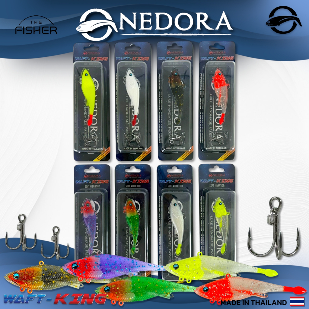 A12 เหยื่อปลายาง ONEDORA รุ่น WAFT-KING 7.8cm น้ำหนัก 11g