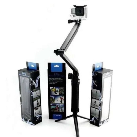 Gopro Three-Way Tripod ไม้ 3 Way มือจับ ขาตั้งกล้อง GoPro
