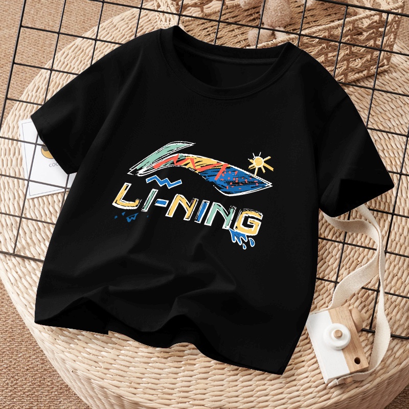 เสื้อยืดเด็กแบรนด์ NASALEE ลายตัวอักษร M Y และดาว 5 แฉก สำหรับเด็ก 3-16 ปี เนื้อผ้าฝ้ายนิ่ม ใส่สบาย 