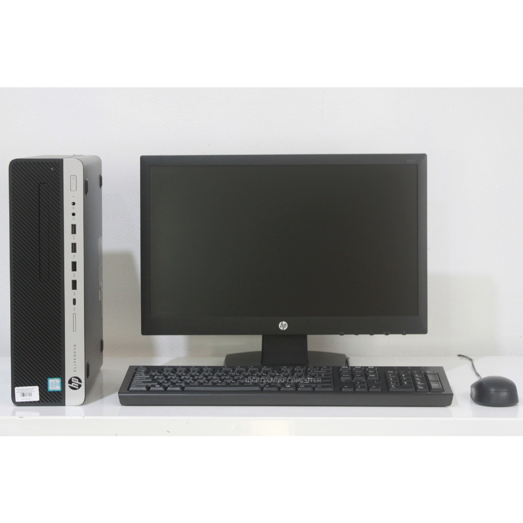 มือสอง HP Prodesk 800 G3 SFF / Core i5-6600 / DDR4 8 GB / SSD 128 GB (ช่อง M.2 ว่าง) / DVD / จอ LED 
