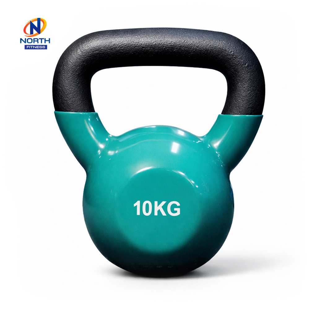 NORTH FITNESS เคตเทิลเบล 10KG เกรดฟิตเนส ลูกตุ้มยกน้ำหนัก ดัมเบลหูหิ้ว ลูกยกน้ำหนัก Kettlebell มาตรฐาน เกรดฟิตเนส