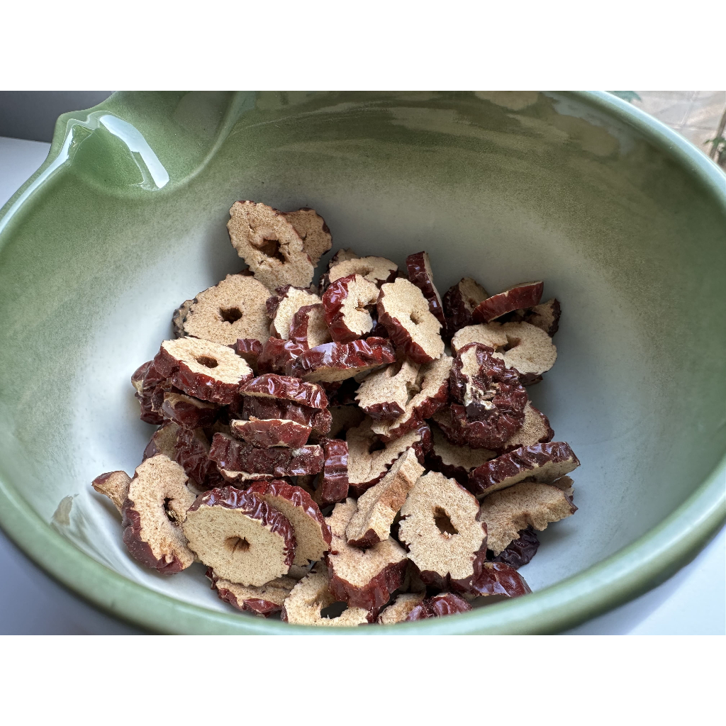 พุทราจีนอบแห้งหั่นสไลด์ บำรุงผิวและโลหิต - รูปที่ 2