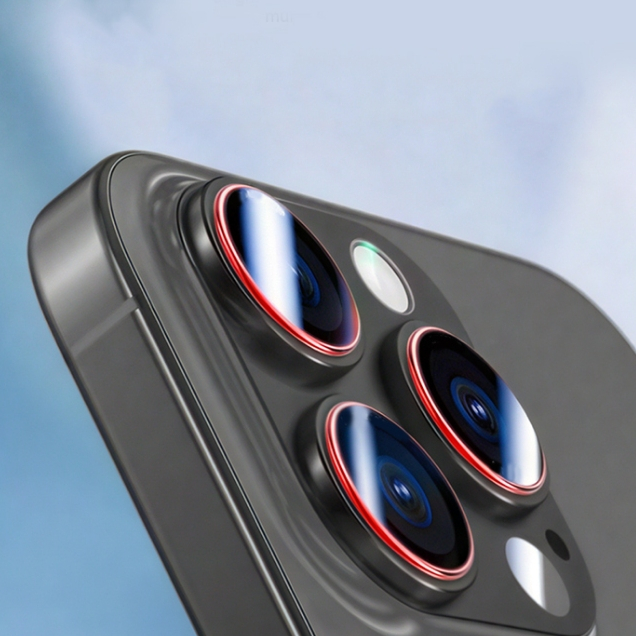 ฟิล์มเลนส์ DUZON Camera Lens Protector for iPhone 17 11 12 13 14 15 16 PRO MAX PLUS Glass Metal Individual Ring Cover