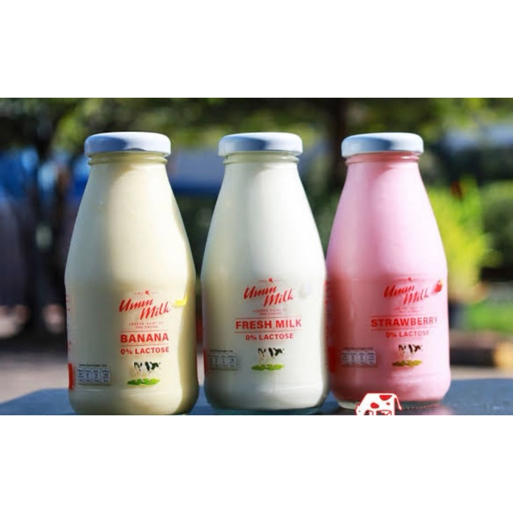Umm Milk อืมมมิ้ลค์นมสดแลคโตสฟรีจากฟามโชคชัย 225มล.