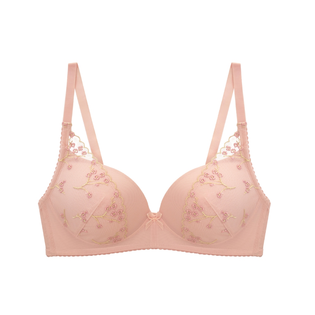 Triumph เสื้อชั้นในไม่มีโครง รุ่น Bloom Delight HU DV รหัส 10227767 สีชมพู 00VV