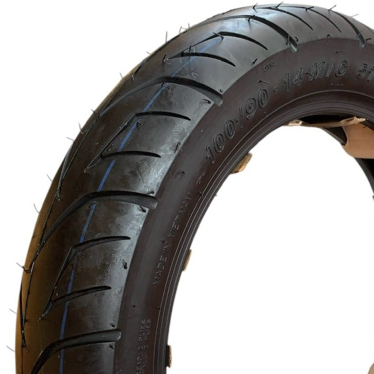 ยางนอกใหม่ (ไม่ใช้ยางใน) 90/90-14TL,100/90-14TL,80/90-14TL 80/80-14tl,90/80-14tl