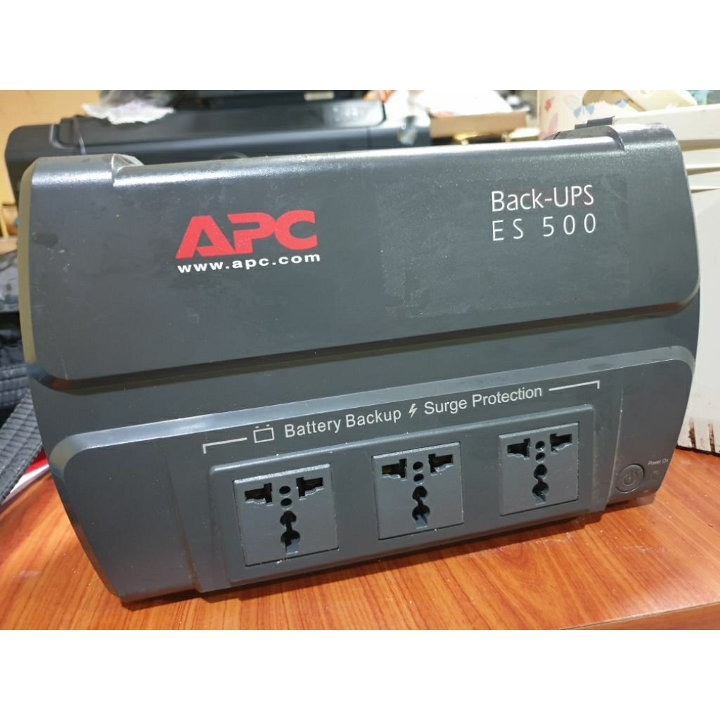 APC Back-UPS ES 500 เครื่องสำรองไฟ (UPS) มือสอง ไม่มีแบต ขนาด 500VA/300W