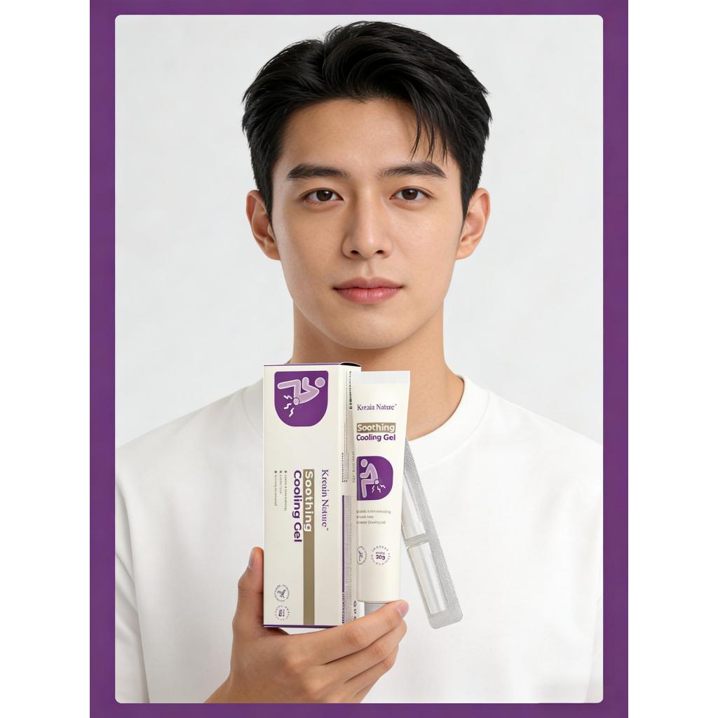​ปลอบประทุยริดสีดวงด้วยเจลสมุนไพร Kreain Nature บรรเทาอาการปวดโดยไม่ระคายเคือง