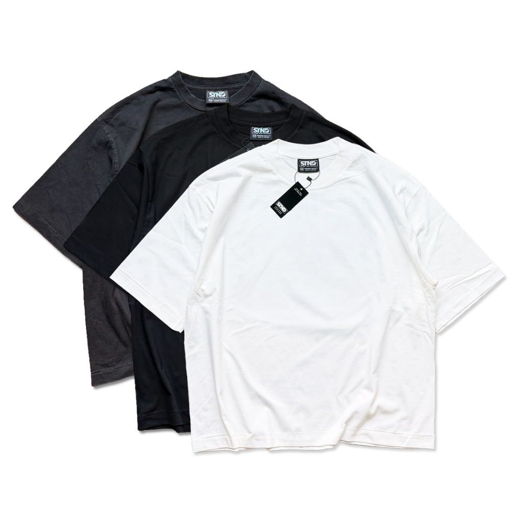 STND00 Boxy T-Shirt “Basic” เสื้อยืดครอปวินเทจ