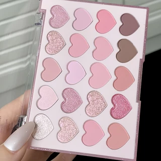K'APEINE พาเลตตารูปหัวใจ 12 สี บลัชออน จบในตลับเดียว แมท ประกายชิมเมอร์ครบทุกลุค สีสวย ติดทน กันน้ำ อายแชโดว์