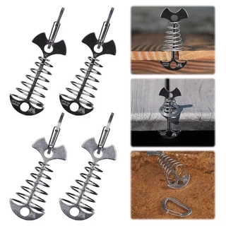 เต็นท์เชือกกระชับReusable Wind Proof PunchingฟรีDeck Anchor Pegs Firm Anti TripสำหรับCamping L376