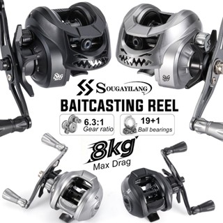 sougayilan 6.3: 1 อัตราส่วนเกียร์ 19 + 1BB อลูมิเนียมสปูลหล่…
