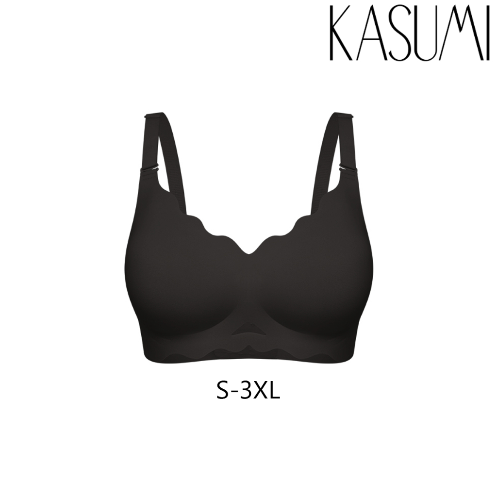 KASUMI บราไร้ตะเข็บ ไร้โครง ใส่สบาย ไม่เห็นรอย มีไซซ์ S–3XL -BF1142